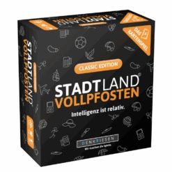 Stadt Land Vollpfosten Classic Edition Das Kartenspiel Ab 12 Jahren Reisespiel