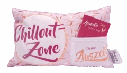 Hergo Geschenk-Kissen Mit Tasche 30x20cm - 1923 Chillout-Zone