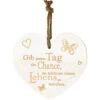 Vintage-Herz Aus Holz "Gib Jedem Tag Die Chance, Der Schönste..." 21071