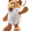 Nici 23566 Schlüsselanhänger Hamster 10cm Plüsch Bean Bags