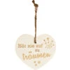 Kleines Vintage-Herz Aus Holz "Hör Nie Auf Zu Träumen" 24004
