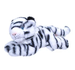 Wild Republic 24798 Ecokins Mini Weißer Tiger Liegend White Tiger Ca. 20cm Plüsch