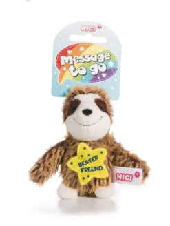 Nici 44850 Message To Go Loop 8cm Faultier - Bester Freund