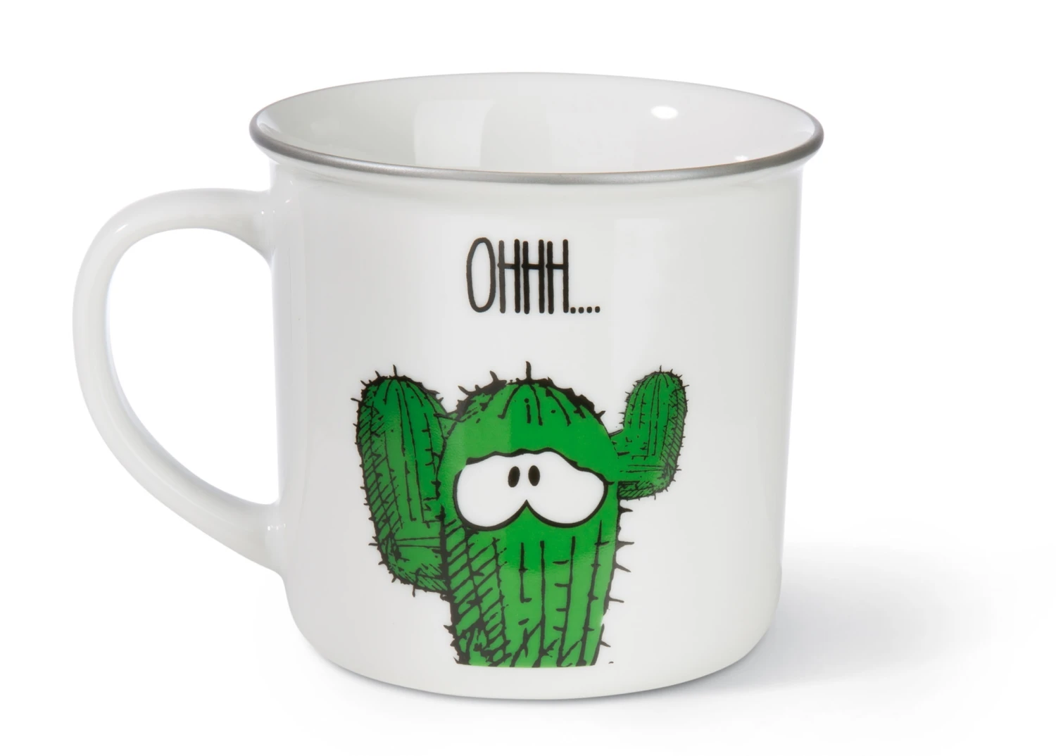 Nici 45023 Porzellantasse Metallic 'If You`re Happy..." Kaffeetasse Teetasse – Bild 2