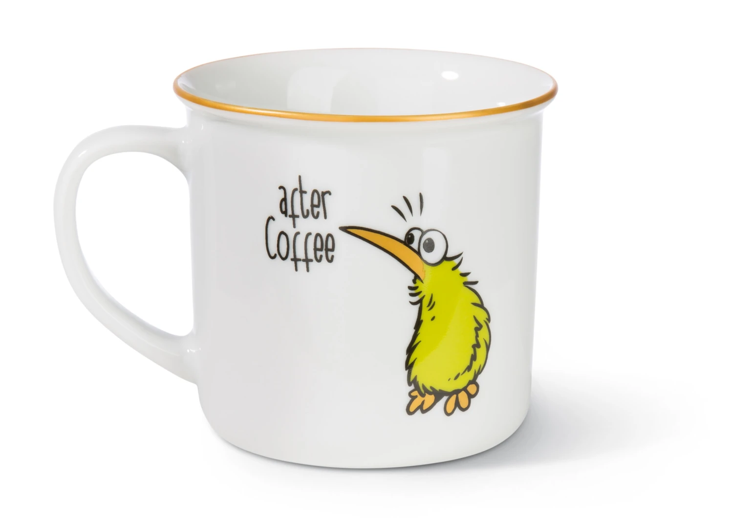 Nici 45025 Porzellantasse Kiwi Billy Ray Before Coffee / After Coffee – Bild 2