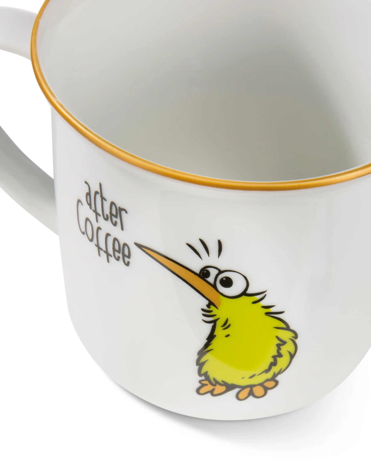 Nici 45025 Porzellantasse Kiwi Billy Ray Before Coffee / After Coffee – Bild 3