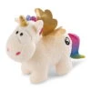 Nici 47375 Weißes Einhorn Rainbow Yin & Yang 13cm Stehend Plüsch Kuscheltier