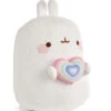 Nici 48227 Molang Mit Regenbogenherz 80cm Stretch-Plüsch Kuscheltier Kawaii