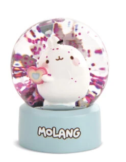 Nici 48233 Schüttelkugel Traumkugel Schneekugel Molang Regenbogen 6,5cm Kawaii