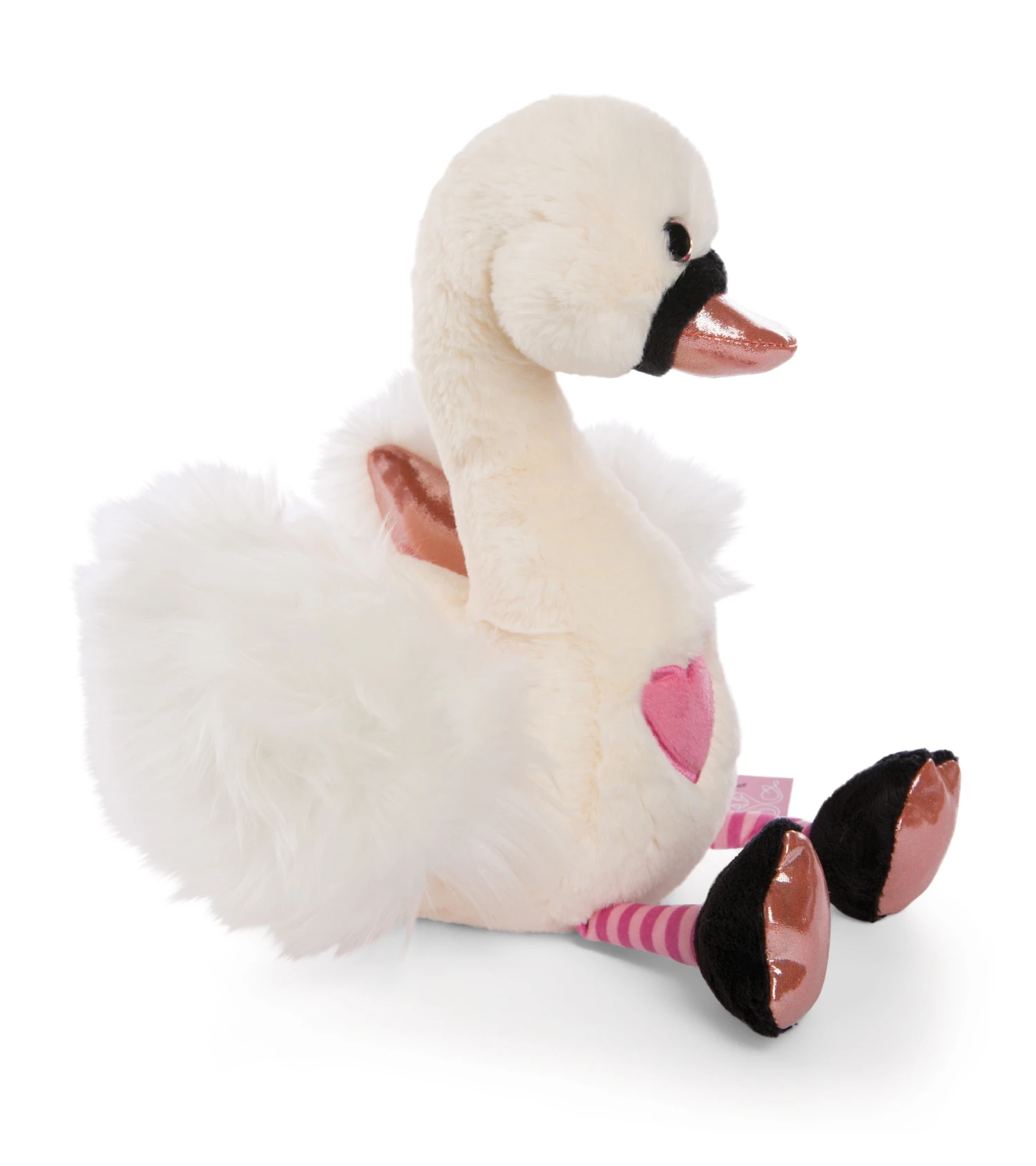 Nici 48268 + 48269 SET Zwei Schwäne 35cm Plüsch Kuscheltier Love Classics GREEN – Bild 15