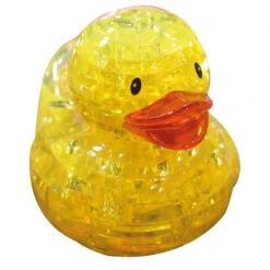 HCM Kinzel Crystal Puzzle 3D - Gelbe Ente 43 Teile Ca. 10cm 59158