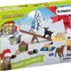 Adventskalender Schleich Farm World Mit Tierchen, 1 Figur Und Zubehör