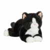 Teddy Hermann 91835 Schwarze Katze Liegend Ca. 30cm Plüsch Kuscheltier Schlenker