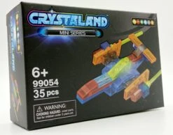 Johntoy N-Brix Crystaland Mini Series Bausteine - 99054 Flugzeug Kampfjet (35 Teile)