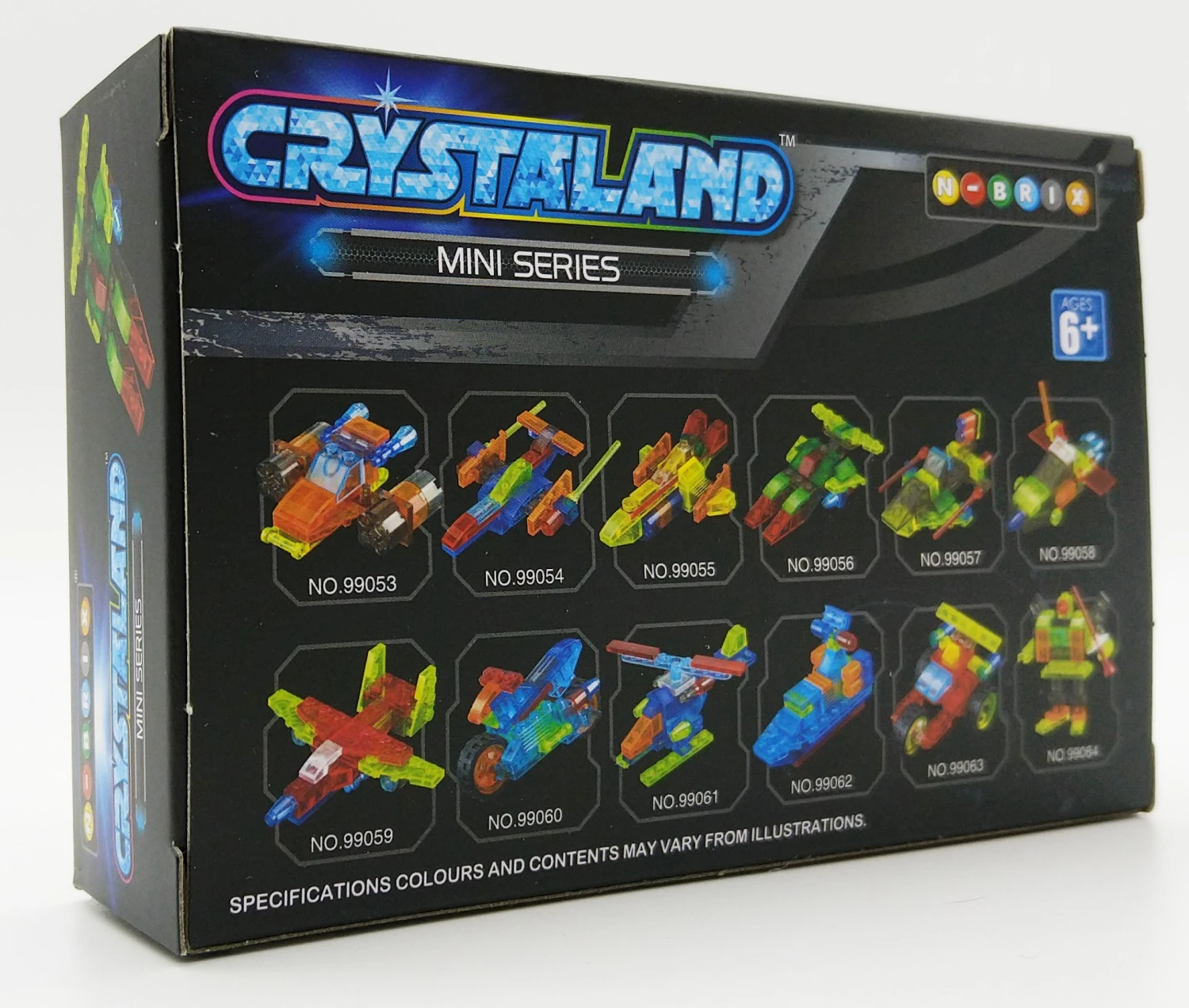 Johntoy N-Brix Crystaland Mini Series Bausteine - 99057 Kampfjet (28 Teile) – Bild 2