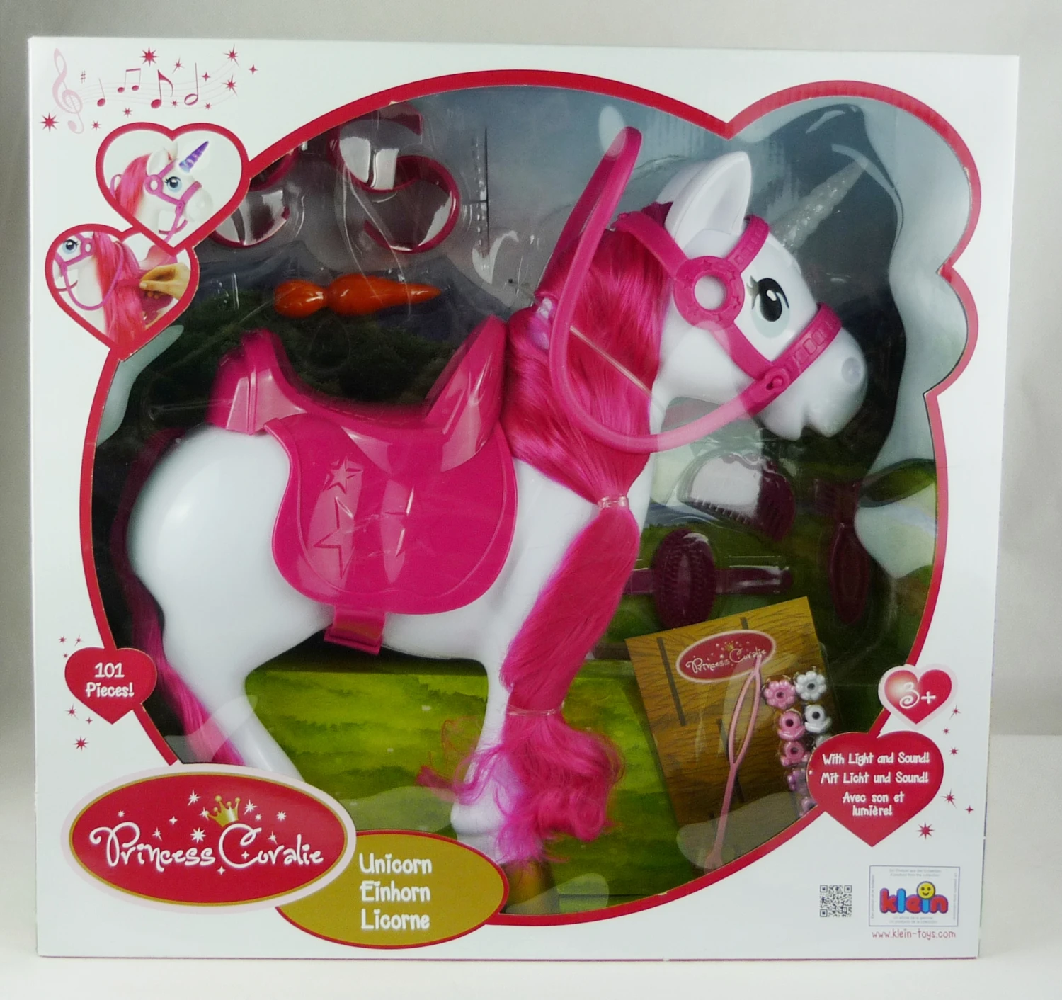 Klein Einhorn Prinzessin Princess Coralie Mit Licht Und Sound 101+ Teile Spielset – Bild 2