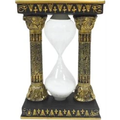 Ägyptische Sanduhr Ca. 15cm Handbemalt Dekogegenstand MC90134