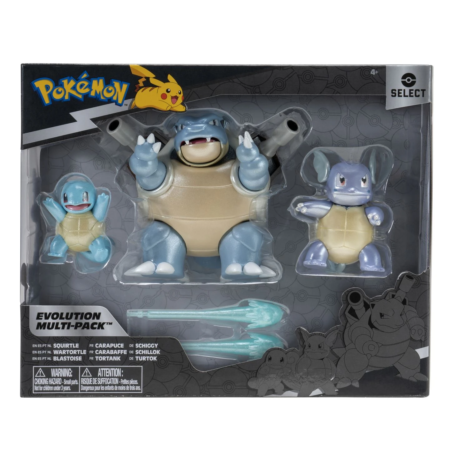 Jazwares PKW2773 Pokemon Select Evolution Multi Pack Mit 3 Figuren