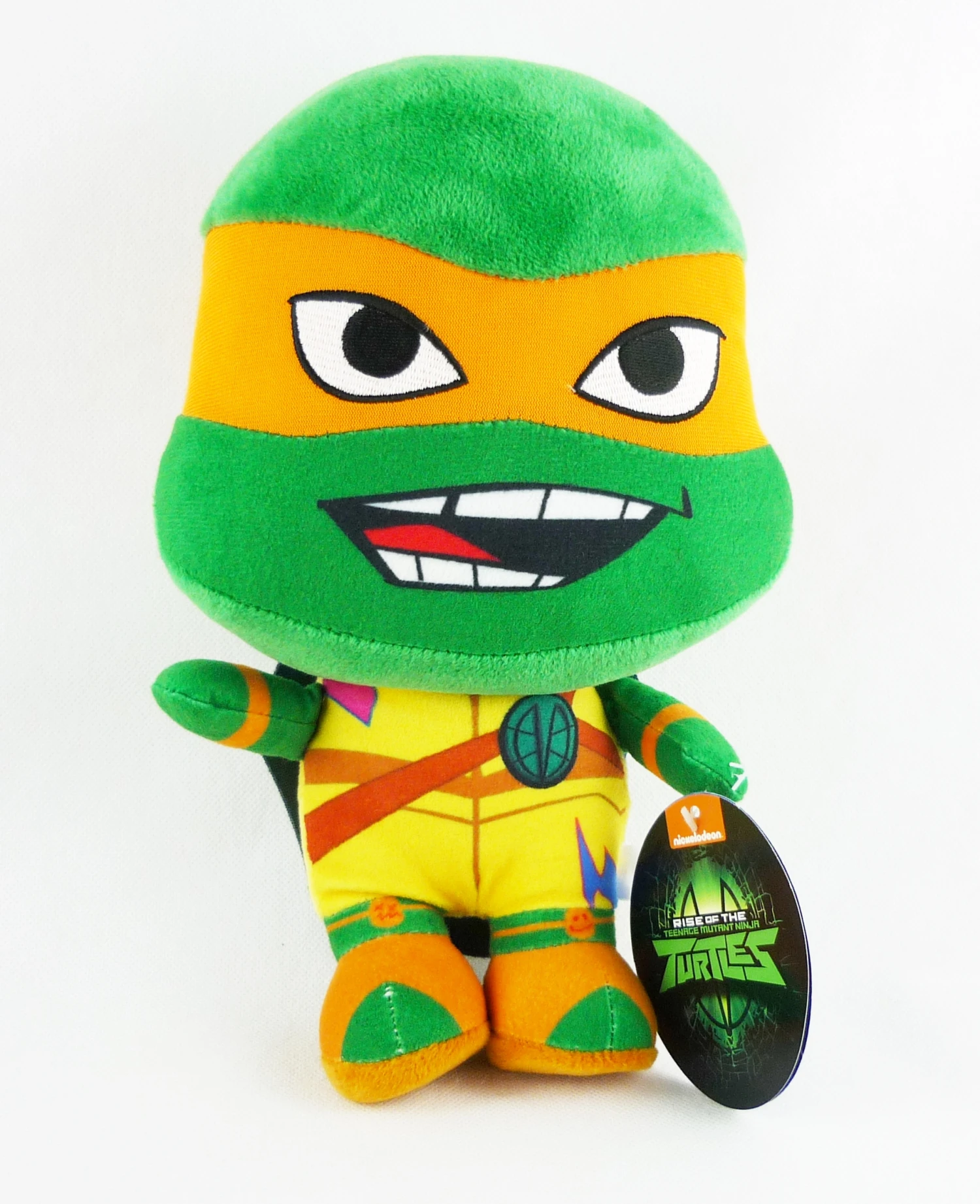 Play By Play Rise Of The Teenage Mutant Ninja Turtles TMNT Plüsch Ca 28cm Michelangelo Orange