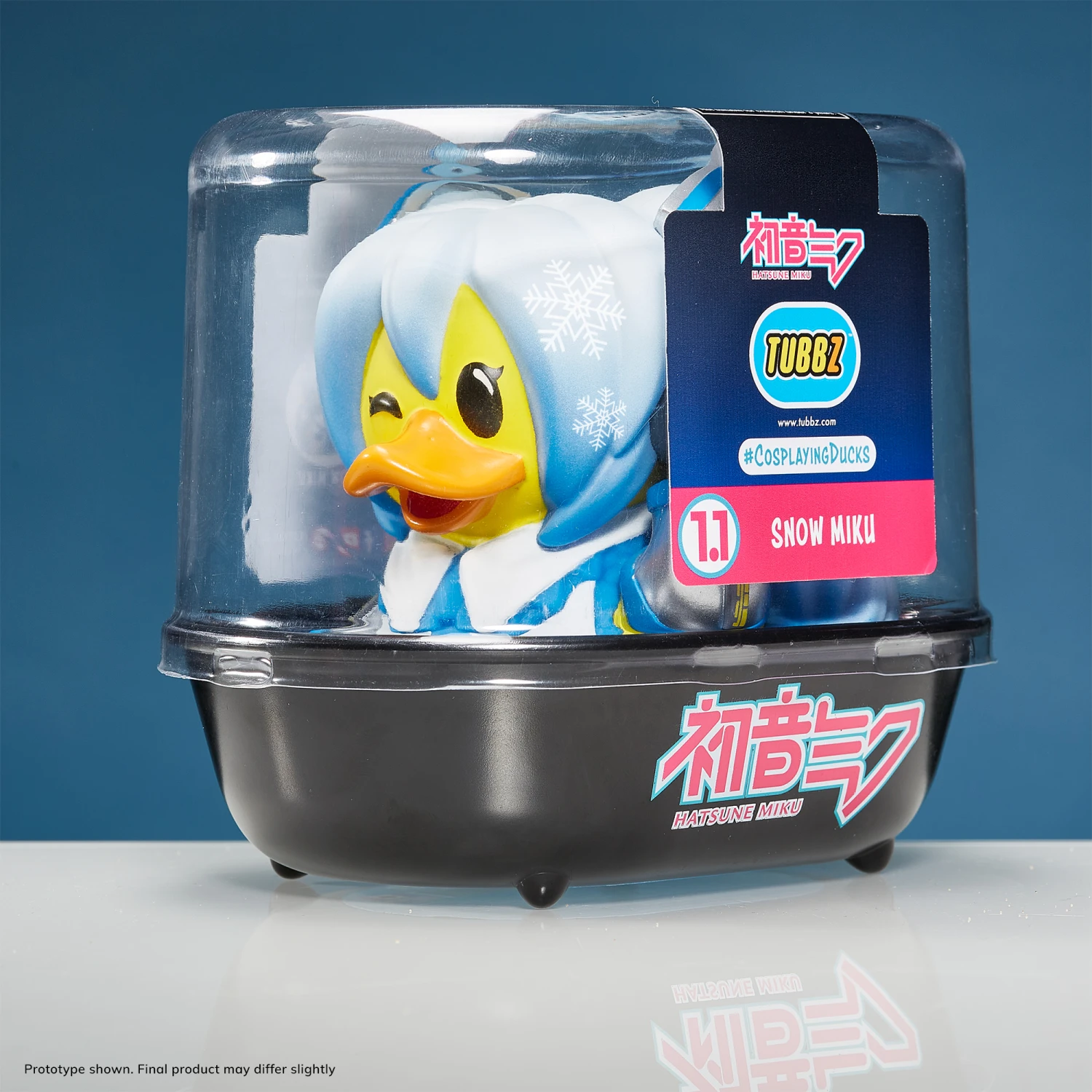 Badeente Numskull TUBBZ - Hatsune Miku - Snow Miku (Limited Edition) – Bild 2