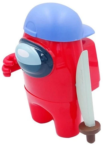 Among Us Action Figur Im Display Inkl. 3 Gegenstände Serie 2 - Rot – Bild 2