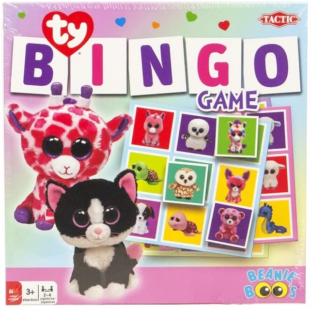 TY 54696 Bingo Game Spiel Beanie Boo´s Für 2-4 Spieler Kinderspiel 3+