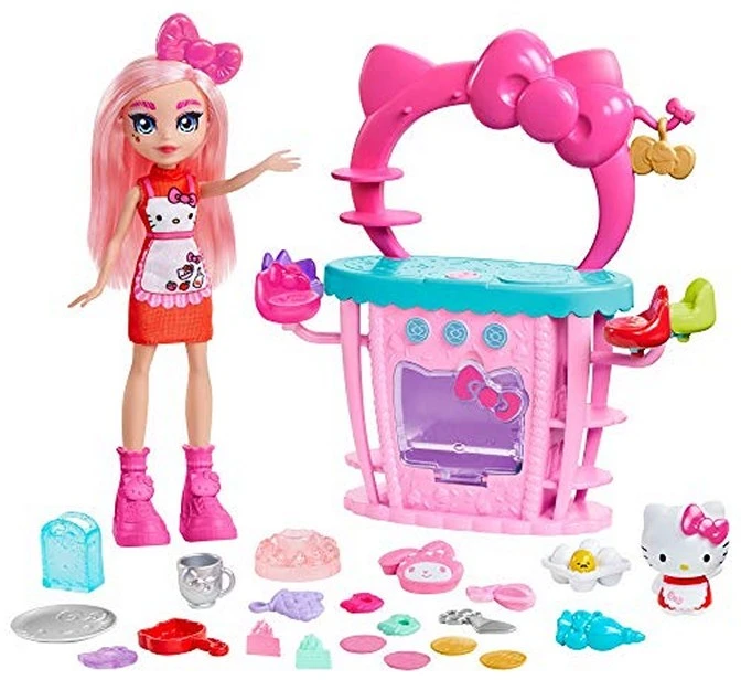 MATTEL Hello Kitty Süßer Küchenspaß Spielhaus Mit Mehr Als 20 Teilen GWX05