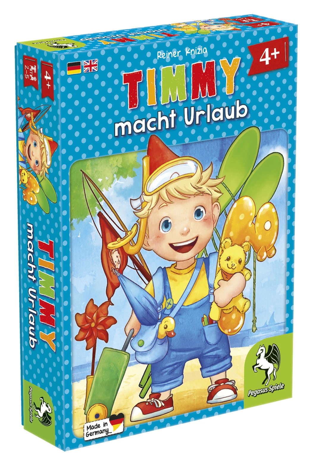 Timmy Macht Urlaub Kinderspiel Geschicklichkeit Reisespiel Pegasus Spiele 66512G